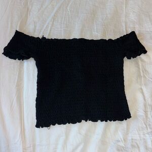 Scrunch Off-the-Shoulder Top